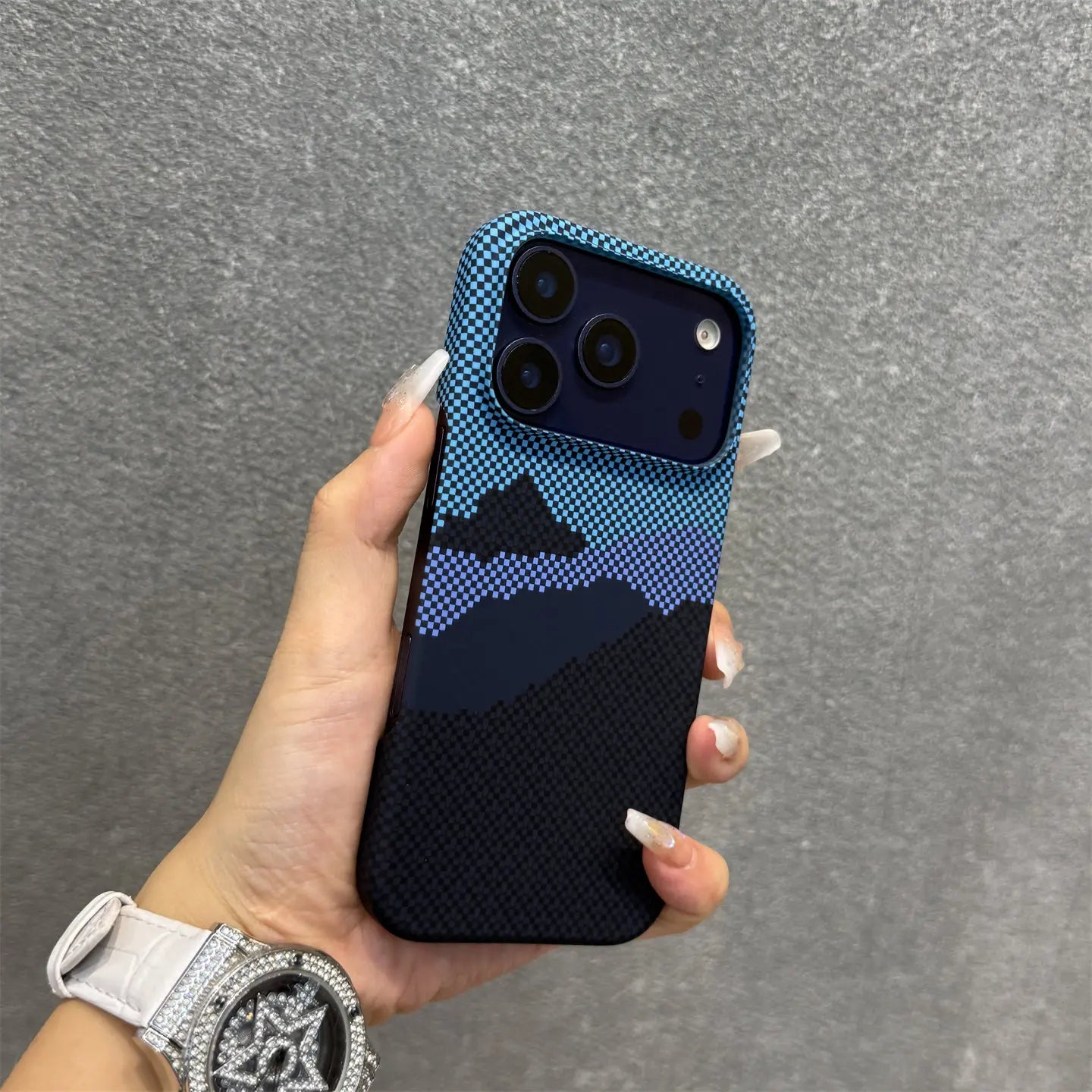 Frameless Carbon Fiber Kevlar For Magsafe Magnetic Phone Case For iPhone 17 Air 16 15 14 13 12 Plus 17 Pro Max PC Texture Cover