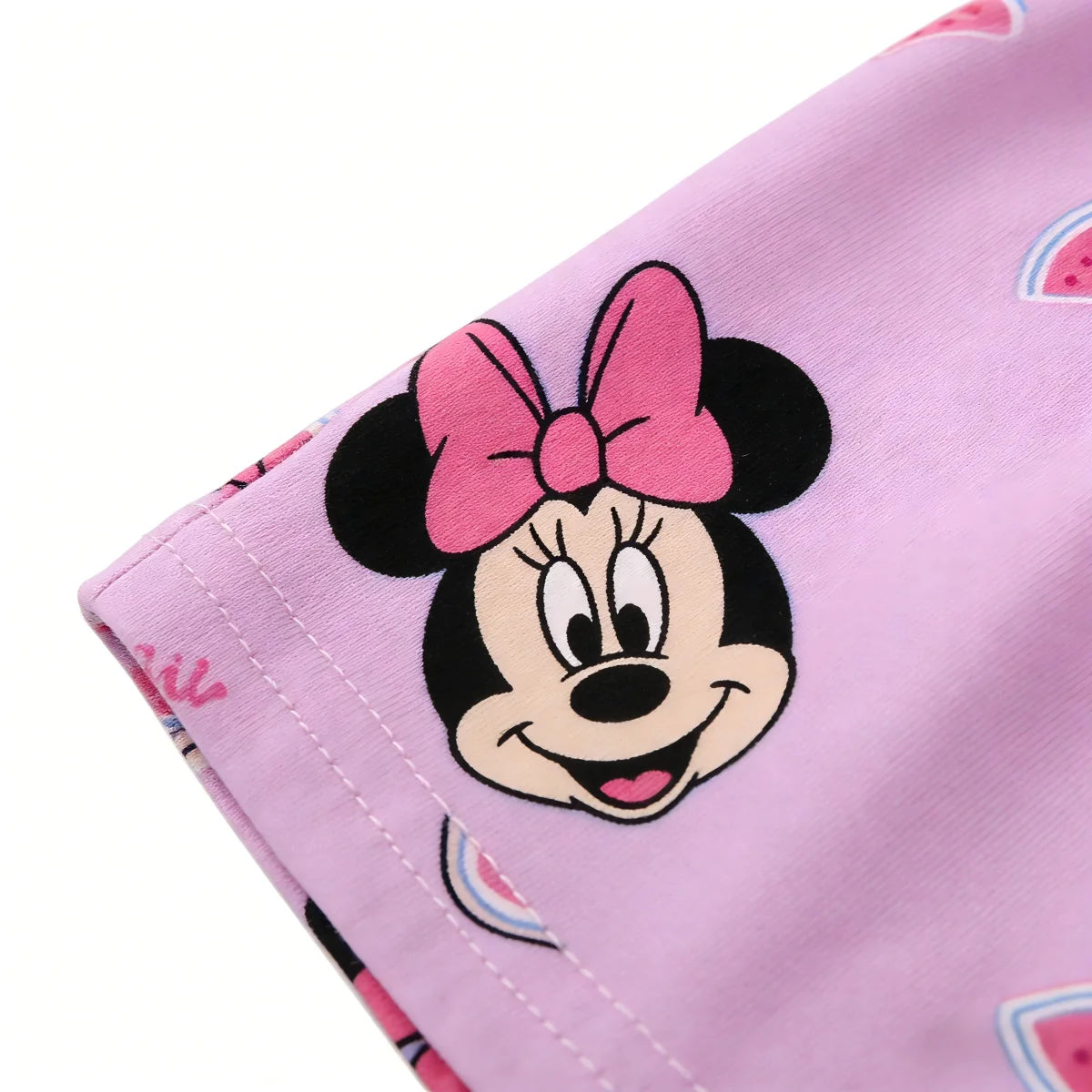 Summer Girl Short-sleeved Dress Cute Minnie Princess Style Casual Sundress for 2-6 years Kids Baby Version