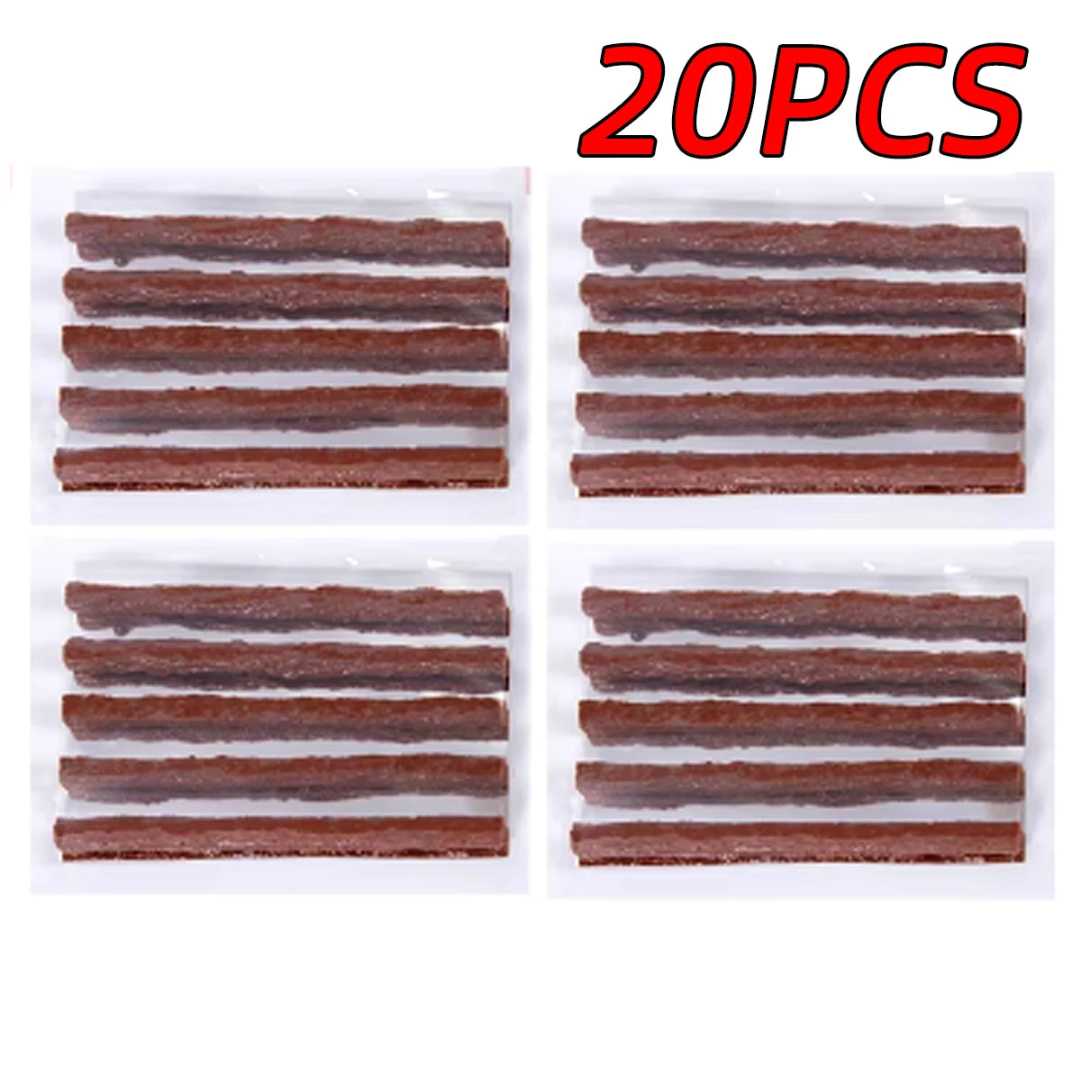 10/20/50Pcs Tire Repair Strips Tubeless Rubber Stiring Glue Seals for Car Motorcycle Tyre Kit Wicks Worms Tools Accessories
