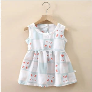 Girl Dresses Cotton Children clothing Summer Kids Clothes Dresses For Girls Party Princess Fashion Outfit cartoon Beach Dress