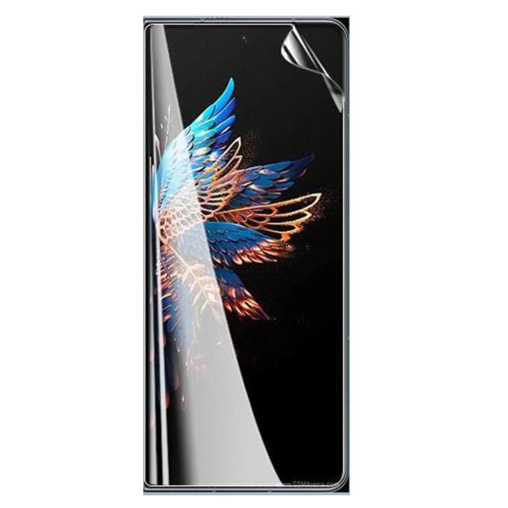 3 in 1 For Tecno Phantom V Fold VFold 5G 7.85" Clear TPU Anti-Fingerprints Hydrogel Full Cover Soft Screen Protector Film