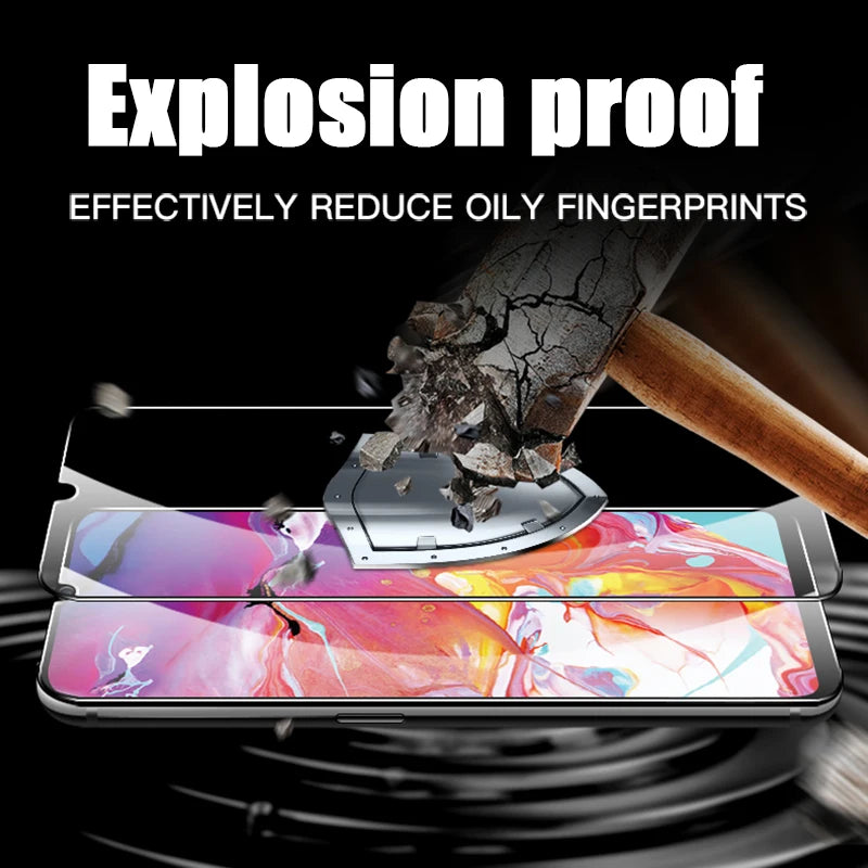 3PCS Tempered Glass For Samsung Galaxy A52 A72 A02S A12 A22 A32 5G Screen Protector For Samsung A51 A41 A31 A21 A21S A11 A01 A71
