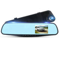 Full HD 1080P Dash Camera Dual Lens Driving Recorder Car DVR Speedcam Rearview Mirror Camera Radar Detector Auto Video Recorder