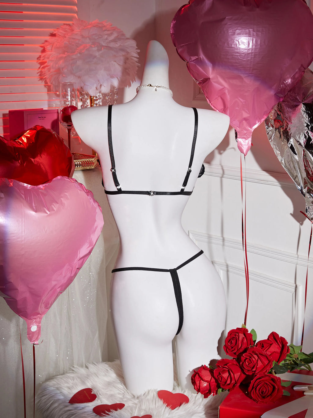 Open Bust Bra And Thong Set 2 Piece Women Lingerie Set Lace Underwear Bralette Bras Matching Seamless Panty Set Intimates