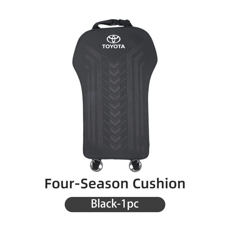 Breathable Car Seat Cover PU Leather Auto Seat Protector For Toyota Corolla Yaris Camry Prius RAV4 CHR Hilux Key Accessories