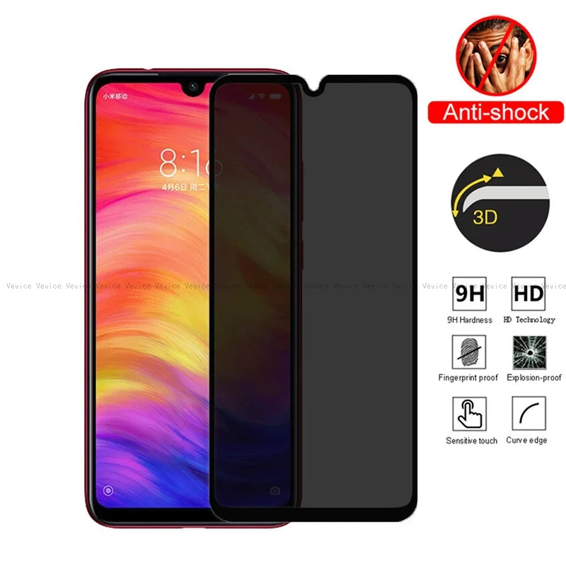 3D Anti-spy Tempered Glass For ITEL A70 Pro S23 A06 A60 P55 A50 A50C Privacy Screen Protectors For A05s A60s Vision3 Power 55