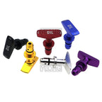 Car Oil Dipstick Pull Handle Aluminum Engine Oil Pull Handle Replacement Decoration