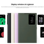 Original For Samsung Galaxy S23 Ultra Smart View Wallet Case Flip High Quality Leather Cover S23Ultra Card Bag Protector Shell