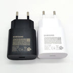 Samsung 25W Super Fast Charger Type C Adapter For Galaxy S24 S23 S20 S21 S22 Plus Note 20 10 A55 A35 A25 A15 Z Flip Fold 6 5 4 3