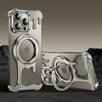 Eary Frameless for iPhone 16/15/14/13 Pro Max Case for Magsafe 360°Rotation Finger Ring Holder  Bumper Protective Cover Shells