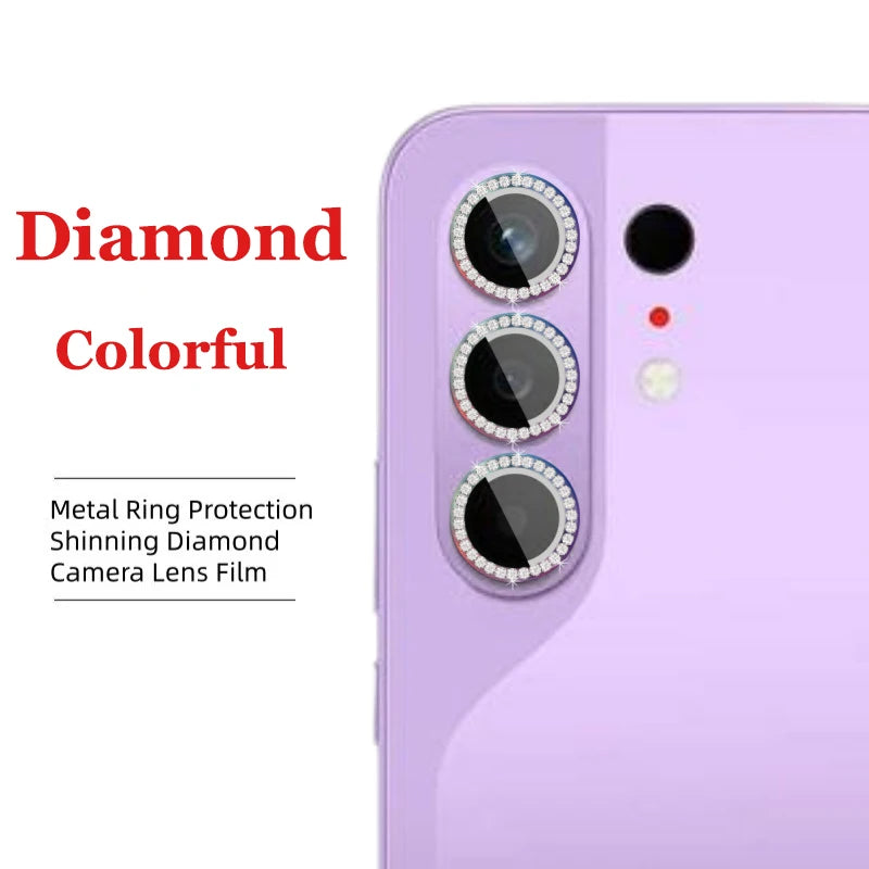 For Tecno Camon 50 Pro 4G 5G Glitter Ring Tempered Glass Camera Lens Protector,Diamond Lens Protector For Tecno Camon 50 Ultra