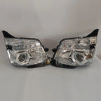 SET Car Headlight with Lens  for Toyota Voxy Zrr70 R70 2010 2011 2012 2013 White Headlamp
