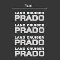 Car Window Wiper Stickers Metal Emblem for Toyota prado land cruiser Accessories