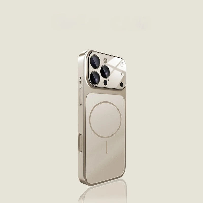 For Magsafe Luxury Acrylic Matte Phone Case For iPhone 16 12 13 14 15 11 17 Pro Max Air Plus Magnetic Bumper Back Cases Cover