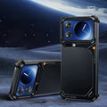 Eary 9-Shaped for Xiaomi 17 Pro Max 17Pro Phone Case Metal Frameless Shell Original Feel Bumper Shockproof Drop Protection Cover