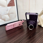 Military Armor Slide Camera Protection Magnetic Bracket Case Samsung S26 S25 FE S24 S23 S25 Ultra S22 Plus S21 A56 A36 A16 Cover