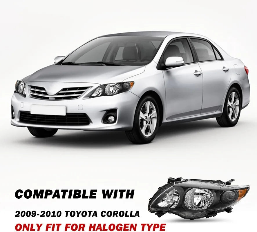 Left/Right Side Headlight driving lamp DRL running light For Toyota Corolla 2007 2008 2009 2010