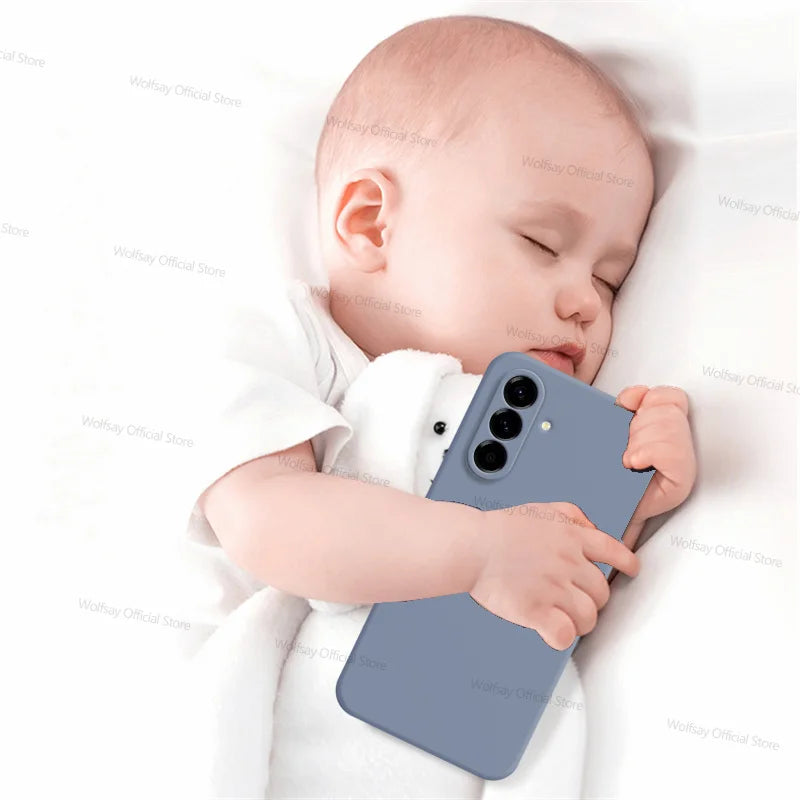 For Samsung Galaxy A17 5G Case Samsung Galaxy A17 5G Cover Cases Luxury TPU Shockproof Liquid Silicone Protective Phone Cover