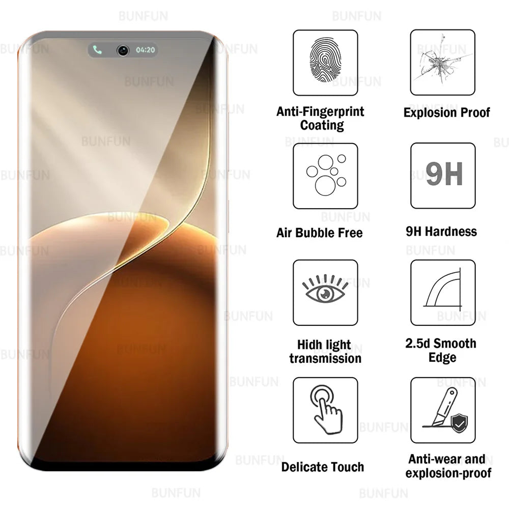 2Pcs For Tecno Camon 50 Ultra Pro 5G Curved Tempered Glass For Tecno Camon50 Pro Ultra Camon50Ultra 50Pro Screen Protector 6.78"