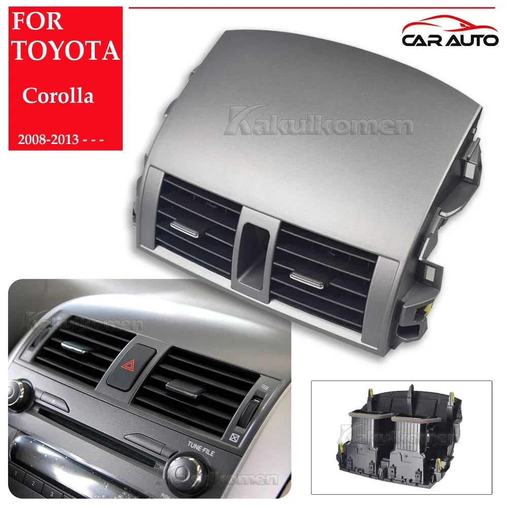 Center Dash A/C Air Conditioner Central Air Outlet Panel Grill Cover For Toyota Corolla Altis 2007 2008 2009 2010 2011 2012 2013