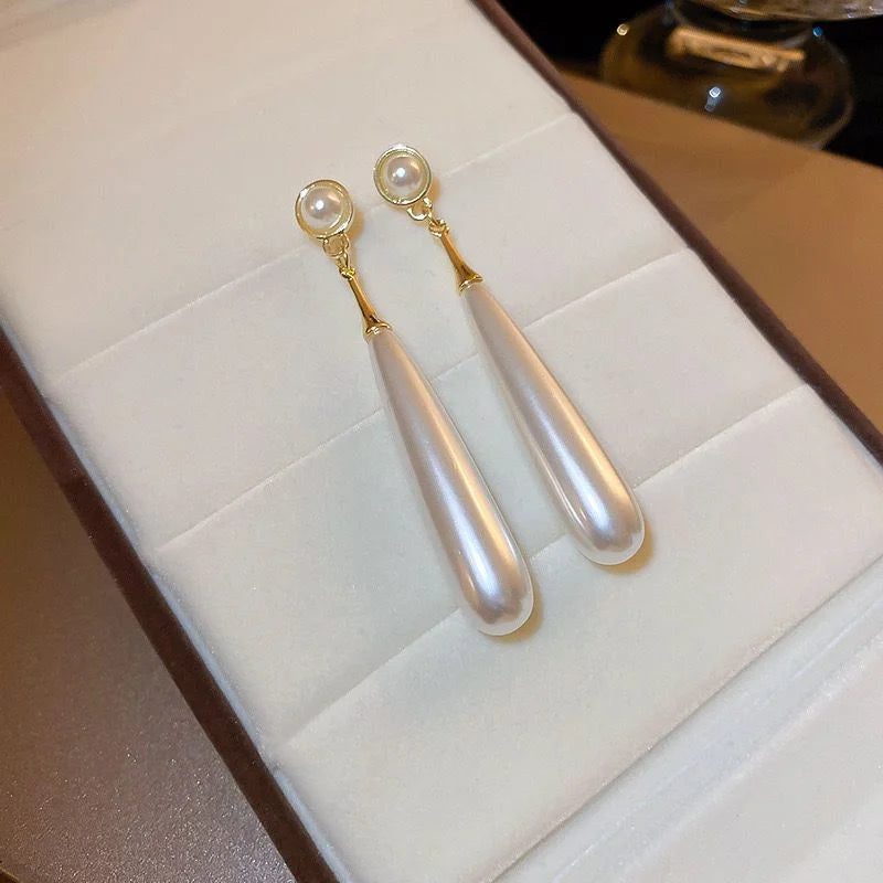 Trending Imitation Pearl Circle Stud Earrings For Woman New In 2025 Fashion Party Round Elegant Korean Earring Jewelry Wholesale