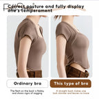 FallSweet 1/2PCS Women's Posture Correction Bras Seamless Wireless Push Up Bralette with Cross Back Support Female Lingerie