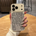 Luxury Leopard Print Phone Case For iPhone 13 14 15 16 17 Pro Max Shockproof Bumber Cases Cover
