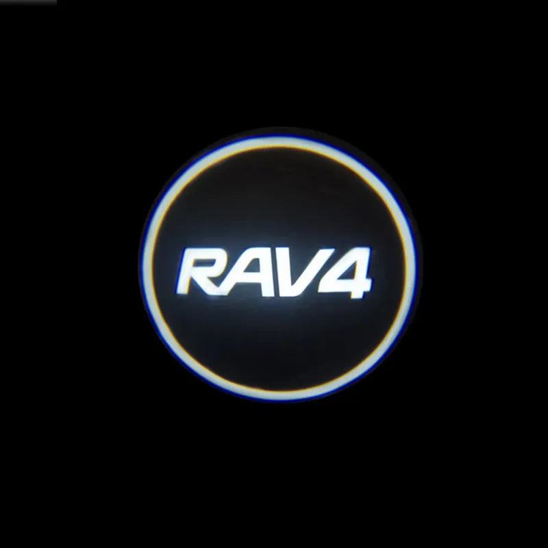 Led Car Door Welcome Light Projector Ghost Shadow Lamp For Toyota RAV4 2013 2014 2015 2016 2017 2018 2019 Car Goods Accessories