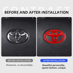 Car steering wheel sticker logo badge decoration For Toyota Hilux Prius Avensis Auris Verso Corolla Camry