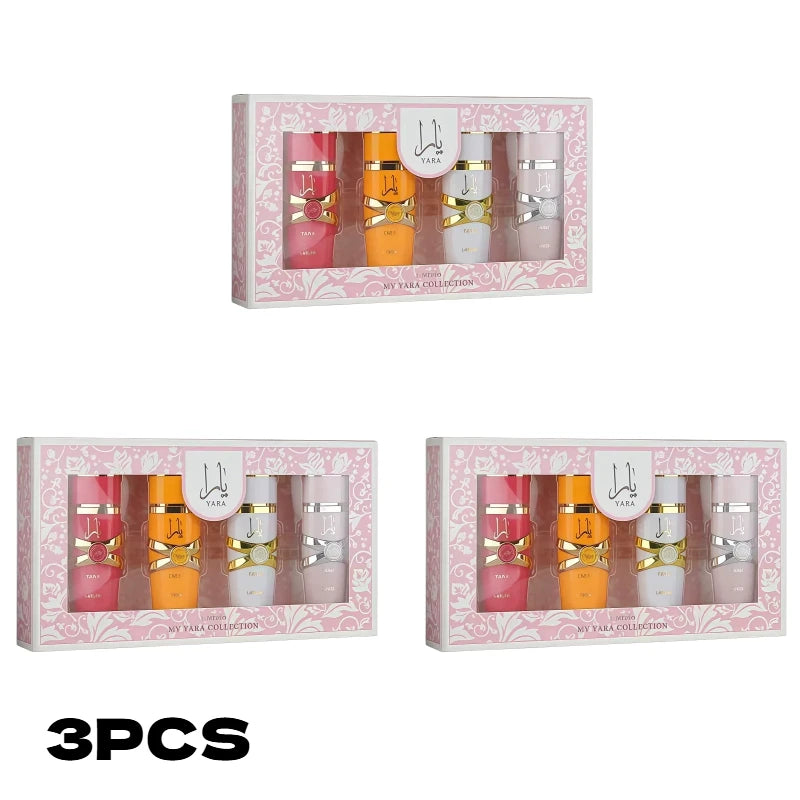 Floral Fruity Gourmand Collection Women's Perfume Gift Set – 4×25ml, Long-Lasting Eau de Parfum
