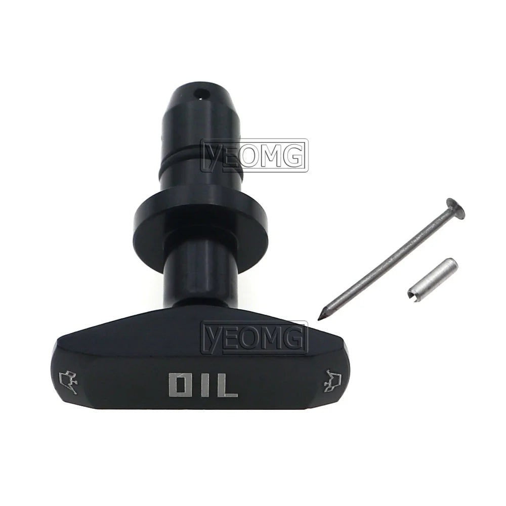 Car Oil Dipstick Pull Handle Aluminum Engine Oil Pull Handle Replacement Decoration