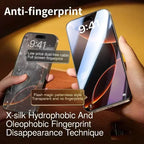 3Pcs Dust Free Installation Privacy Screen Protector For iPhone 17 Pro Max 16 11 14 13 12 15 16E Air Mini SE XR Anti-spy Glass