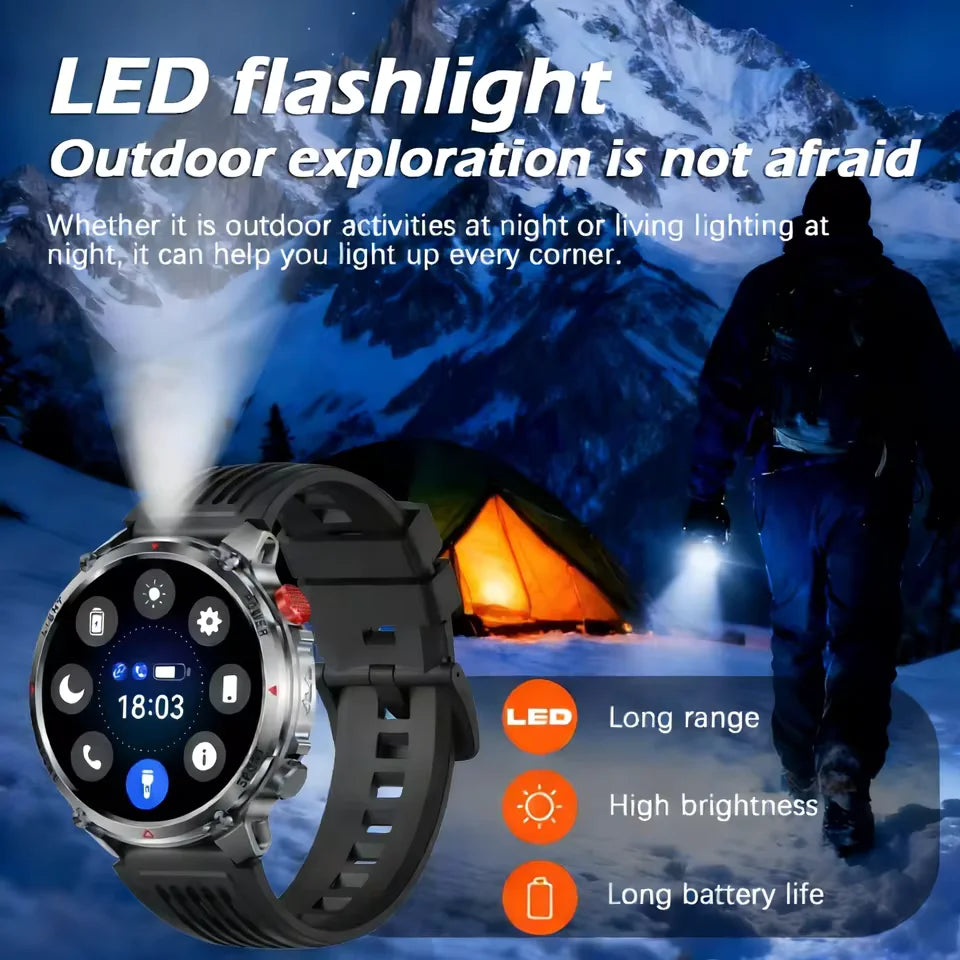 2026 New T-Rex 3 Pro Smart Watch 1100mAh Long Battery Dual-Band GPS 10ATM Waterproof Military Grade Sports Outdoor Smartwatches