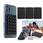 Silicone Suction Phone Holder Mat Multifunctional Suction Cup Wall Stand Square Anti-Slip Single-Sided Case Mount Back Sticker
