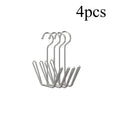Stainless Steel Shoe Rack, Multi-Functional Shoe Rack with Double Hook Design, Shoe Drying Rack for Dehumidifying Hanging Shoes