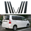 Car Pillar Posts Door Window Trim Cover Stickers Decal for Toyota Noah R70 Voxy 2008 2009 2010 2011 2012 2013 Auto Styling