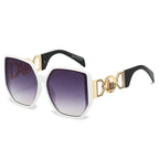 2025 Elegant Fashion Women Brand Sunglasses Oversize Square Sun Shades Men Sun Glasses Hollow Design Unisex Shades UV400