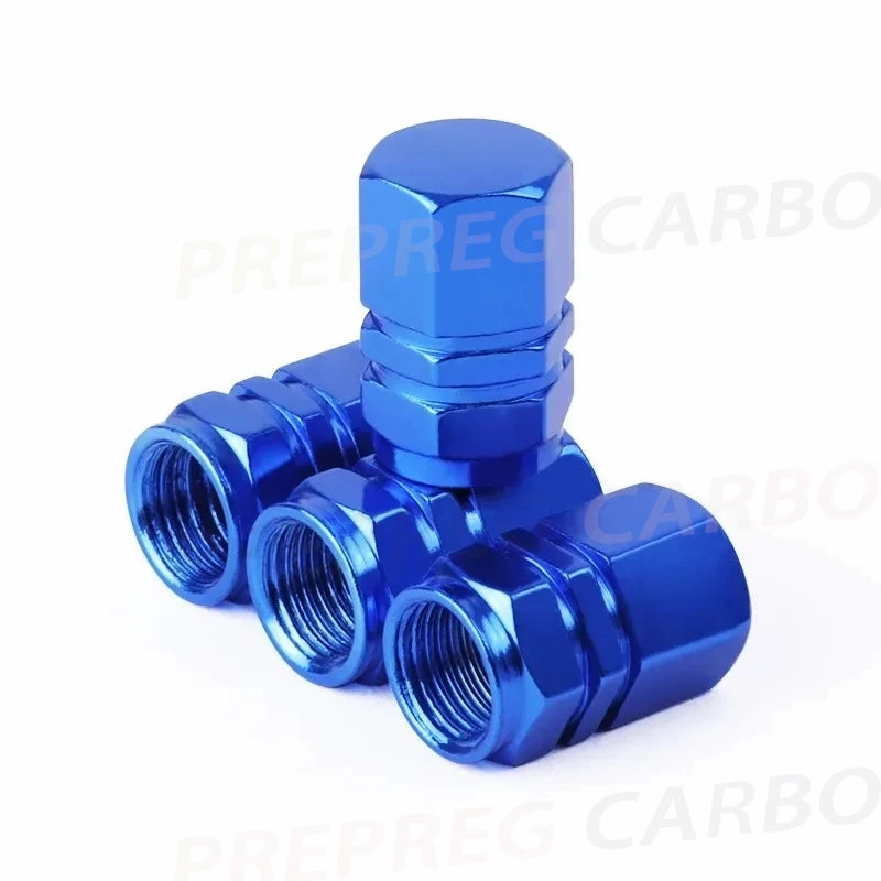 4Pcs Car Tire Valve Stems Cap Knurling Style Tire Valve Cap Aluminum Tire Wheel Stem Air Valve Cap Car Accessories