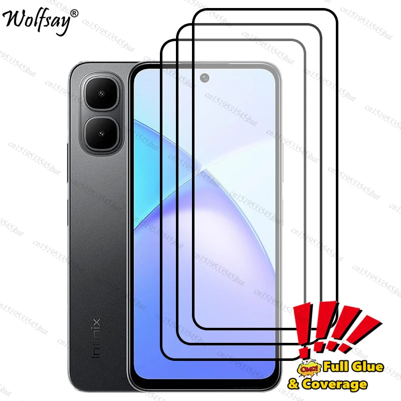 Full Cover Screen Protector For Infinix Smart 10 Tempered Glass Infinix Smart 10 Plus Glass For Infinix Smart 10 Glass 6.67 inch