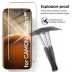 4-1Pcs 9D Curved Tempered Glass for Tecno Camon 50 Ultra Pro 5G 4G Case Screen Protector on Camon50Ultra Camon50Pro HD Cover