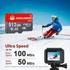 Mini Sd Card Smartphone 32/64/128/256/512gb Uhs-i Memory Premium Micro Camera Flash Reliable U3 Durable High Speed Fast Class 10