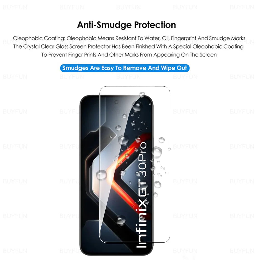 4in1 Full Cover Tempered Glass For Infinix GT 30 Pro Screen Protector Glass InfinixGT30Pro GT30Pro G T 30Pro 5G HD Camera Film