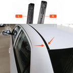 136cm 1Pair Left Right Side Car Roof Trim Molding Strips Rubber Fit for Toyota Corolla 2009 2010 2011 2012 2013 Black
