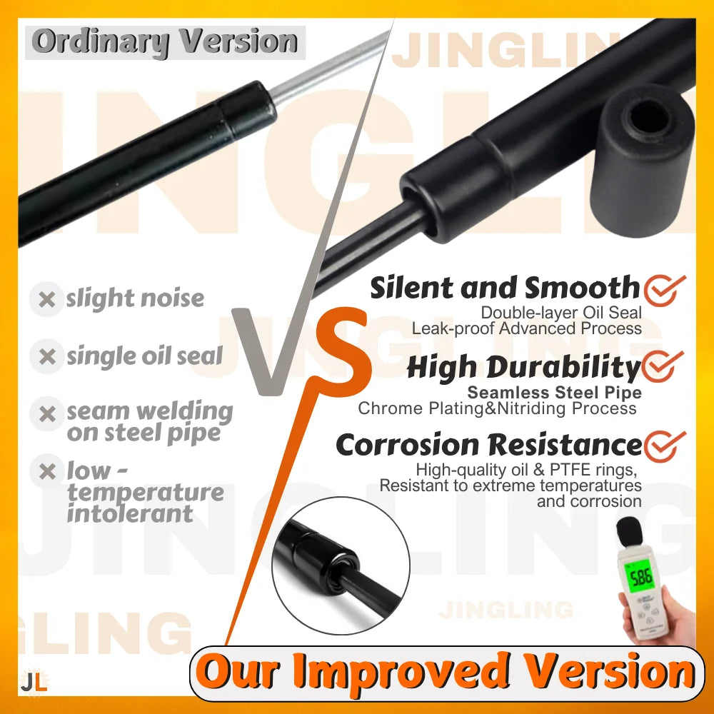 Qty(2) Trunk Struts with Spring for Toyota Noah/Voxy (R80) Minivan 2014-2021 Rear Tailgate Boot Lift Supports Shock Absorbers