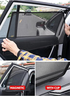 Custom Car Window Sunshade For Toyota Corolla Sedan E140 2009-2013 10th Gen Magnetic Curtain Mesh Front Windshield Frame Curtain