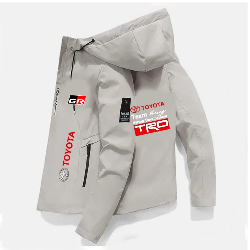 2026 Toyota Spring and Autumn New Men Fashion Zipper Hooded Jacket High Quality Windproof and Outdoor Comfortable Coat