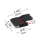 2Pcs Car Dashboard Air Conditioner Outlet Pick AC Vent Grille Tab Clip Replacement Accessories Kit For Toyota Corolla 07-13