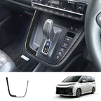 RHD For Toyota Voxy 90 Series 2021 2022 2023 Carbon Fiber inner Steering Wheel Button Decorative Cover Accessories Car Styling