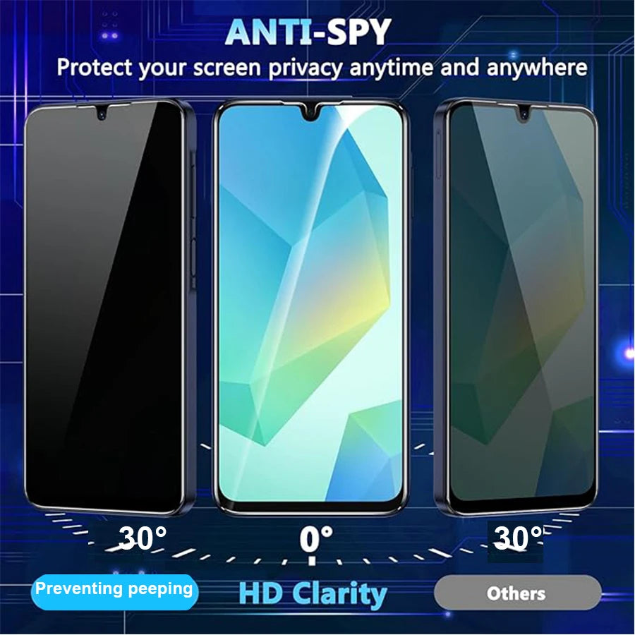 For Itel City 100 Anti Spy Privacy Tempered Glass Screen Protector Compatible For Itel City100 Full Cover Screen Phone Film