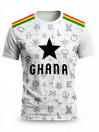 GHANA NATIONAL TEAM JERSEY AUTHENTIC GHANAIAN TEAM FAN STYLE  SUITABLE FOR TRAINING AND COMPETITION SUITABLE FOR ALL SEASONS